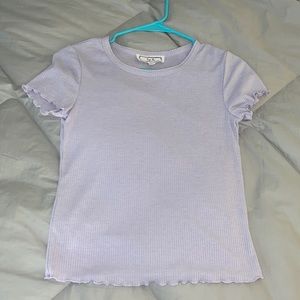 Lavender shirt (size small)
